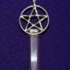 Pentacle Point Silver Pendant